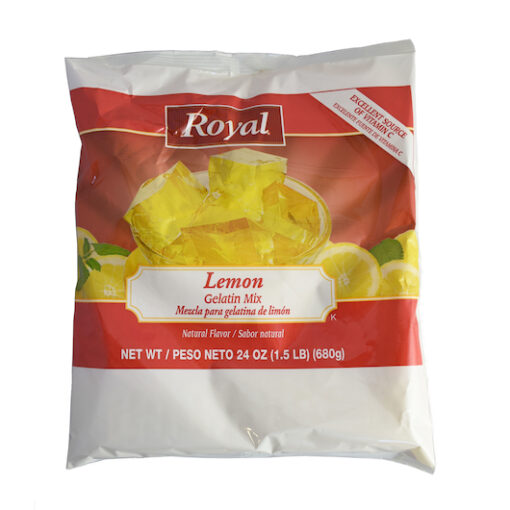 Royal Gelatin Lemon, 24 Ounce