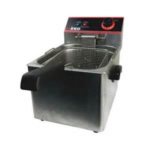 Winco EFS-16 Electric Countertop Single Well Deep Fryer 16 lb.